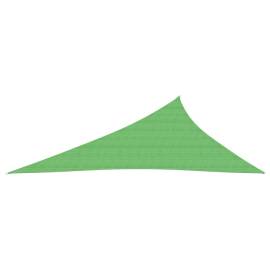 Pânză parasolar, verde deschis, 4x5x6,8 m, 160 g/m², hdpe, 3 image