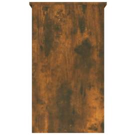 Birou, stejar fumuriu, 90x45x76 cm, lemn prelucrat, 5 image