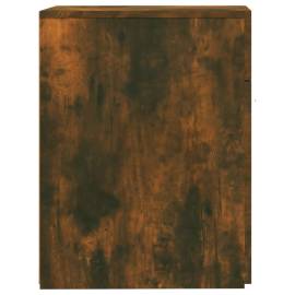 Dulap de farmacie stejar fumuriu 20x45,5x60 cm lemn prelucrat, 6 image