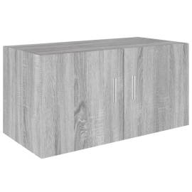 Dulap de perete, gri sonoma, 80x39x40 cm, lemn prelucrat, 2 image