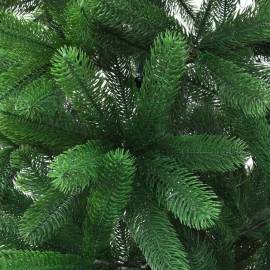 Set brad de crăciun artificial cu led-uri/globuri verde 210 cm, 5 image