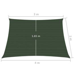 Pânză parasolar, verde închis, 3/4x2 m, hdpe, 160 g/m², 6 image