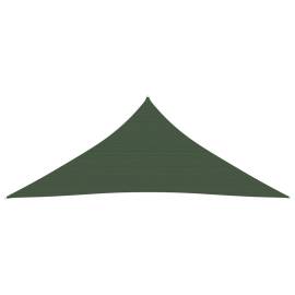 Pânză parasolar, verde închis, 3x4x4 m, hdpe, 160 g/m², 3 image