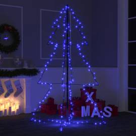 Brad crăciun conic, 200 led-uri, 98x150 cm, interior & exterior