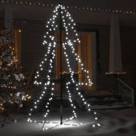 Brad crăciun conic, 200 led-uri, 98x150 cm, interior & exterior, 3 image