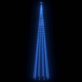 Decorațiune brad crăciun conic 752 led-uri albastru 160x500 cm, 2 image
