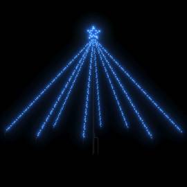 Lumini pentru bradul de crăciun, 400 led-uri, albastru, 2,5 m, 2 image