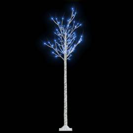 Pom de crăciun, 180 led-uri, albastru, 1,8 m, salcie, int./ext., 2 image
