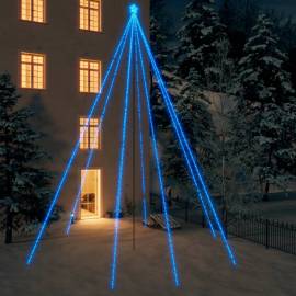 Cascadă lumini brad crăciun 1300 leduri albastru 8 m, int./ext.
