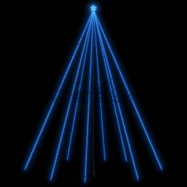 Cascadă lumini brad crăciun 1300 leduri albastru 8 m, int./ext., 2 image