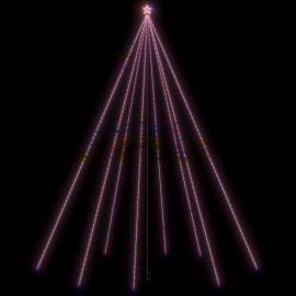 Cascadă lumini brad crăciun 1300 leduri colorat 8 m, int./ext., 2 image