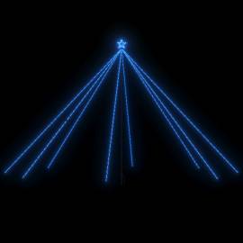 Cascadă lumini brad crăciun 800 leduri albastru 5 m, int./ext., 2 image