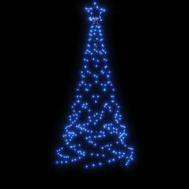 Brad de crăciun, 200 led-uri albastre, cu țăruș, 180 cm, 3 image