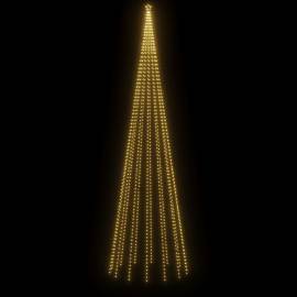 Brad de crăciun conic, 1134 led-uri, alb cald, 230x800 cm, 3 image
