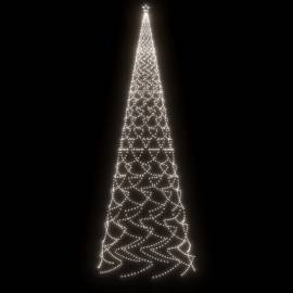 Brad de crăciun cu țăruș, 3000 led-uri, alb rece, 800 cm, 3 image