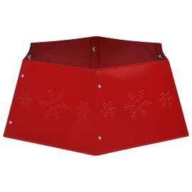 Fustă brad de crăciun, roșu, Ø68x25 cm, 5 image