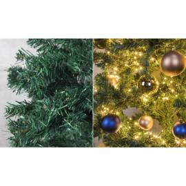 Hi brad de crăciun cu suport din metal, verde, 180 cm, 3 image