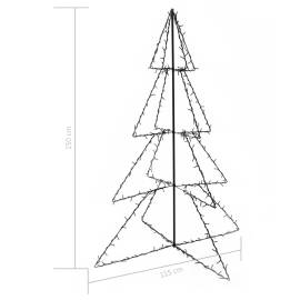 Brad crăciun conic 115x150 cm, 240 led-uri, interior & exterior, 4 image