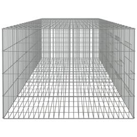 Cușcă pentru iepuri, 5 panouri, 217x79x54 cm, fier galvanizat, 5 image
