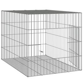 Cușcă pentru iepuri, 78x54x54 cm, fier galvanizat, 4 image