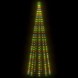 Decorațiune brad crăciun conic 330 led-uri colorate 100x300 cm, 4 image