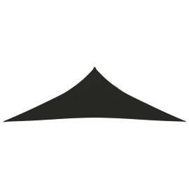 Pânză parasolar, negru, 3,5x3,5x4,9 m, hdpe, 160 g/m², 3 image