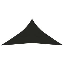 Pânză parasolar, negru, 3,6x3,6x3,6 m, hdpe, 160 g/m², 3 image