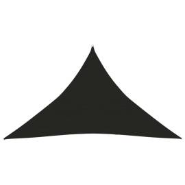 Pânză parasolar, negru, 3 x 3 x 4,2 m, hdpe, 160 g/m²