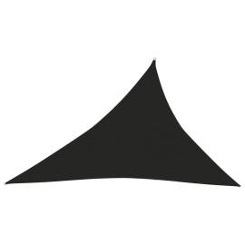 Pânză parasolar, negru, 3x4x5 m, hdpe, 160 g/m²