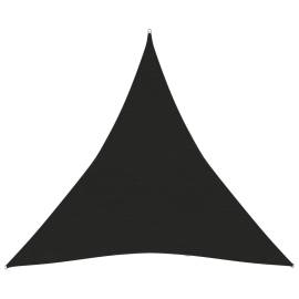 Pânză parasolar, negru, 4,5x4,5x4,5 m, hdpe, 160 g/m²