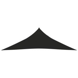 Pânză parasolar, negru, 4x4x5,8 m, hdpe, 160 g/m², 3 image
