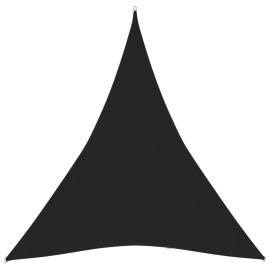 Pânză parasolar, negru, 5x6x6 m, hdpe, 160 g/m², 3 image
