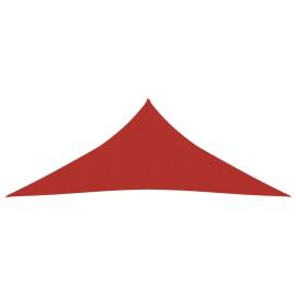 Pânză parasolar, roșu, 4x4x4 m, hdpe, 160 g/m², 3 image