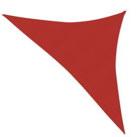 Pânză parasolar, roșu, 4x4x5,8 m, hdpe, 160 g/m², 3 image