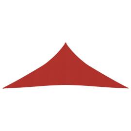 Pânză parasolar, roșu, 5x6x6 m, hdpe, 160 g/m², 3 image