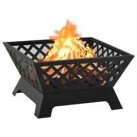 Vatră de foc cu vătrai, 64 cm, oțel, xxl, 4 image