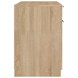 Birou, stejar sonoma, 100x50x75 cm, lemn prelucrat, 8 image