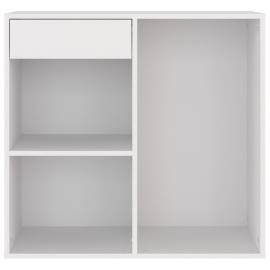 Dulap de cosmetice, alb, 80x40x75 cm, lemn prelucrat, 4 image
