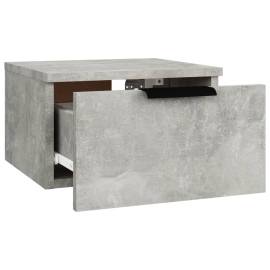 Noptiere de perete, 2 buc., gri beton, 34x30x20 cm, 6 image