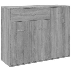 Servantă, sonoma gri, 88x30x70 cm, lemn compozit, 2 image
