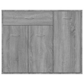 Servantă, sonoma gri, 88x30x70 cm, lemn compozit, 5 image