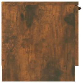 Comodă tv, stejar fumuriu, 102x35x36,5 cm, lemn prelucrat, 8 image