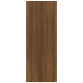 Măsuță consolă, stejar maro, 78x30x80 cm, lemn prelucrat, 6 image