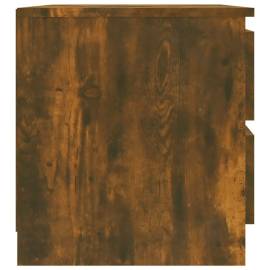 Noptieră, stejar fumuriu, 50x39x43,5 cm, lemn prelucrat, 4 image
