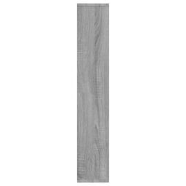 Raft de perete, sonoma gri, 36x16x90 cm, lemn compozit, 5 image