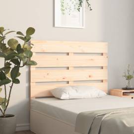 Tăblie de pat, 75x3x80 cm, lemn masiv de pin, 4 image