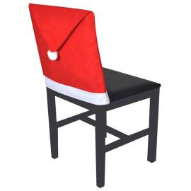 Huse spătar de scaun model căciulă de moș crăciun, 2 image