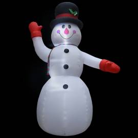 Om de zăpadă gonflabil pentru crăciun cu led, ip44, 600 cm, xxl, 3 image