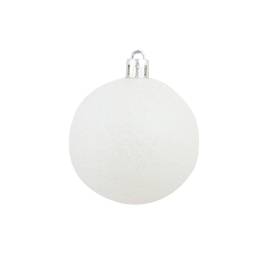 Set globuri de crăciun 100 de piese, 3/4/6 cm, alb/gri, 11 image