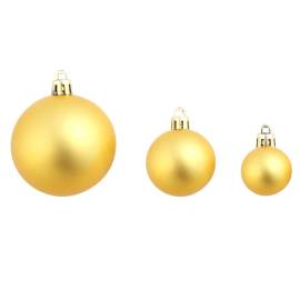 Set globuri de crăciun 100 de piese, 3/4/6 cm, auriu, 8 image